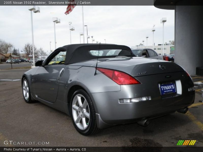 Silverstone Metallic / Carbon 2005 Nissan 350Z Roadster