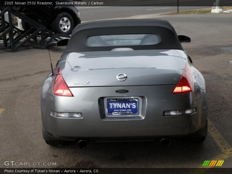 Silverstone Metallic / Carbon 2005 Nissan 350Z Roadster