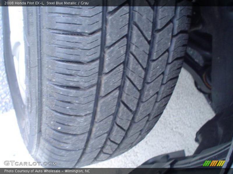 Steel Blue Metallic / Gray 2008 Honda Pilot EX-L