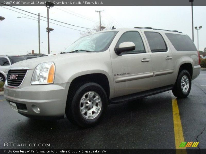 Silver Birch Metallic / Ebony Black 2007 GMC Yukon XL 1500 SLT