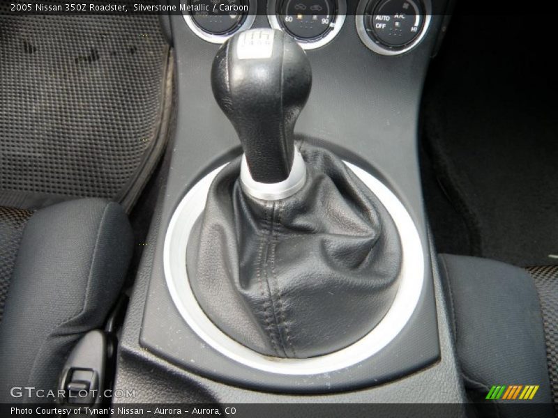Silverstone Metallic / Carbon 2005 Nissan 350Z Roadster