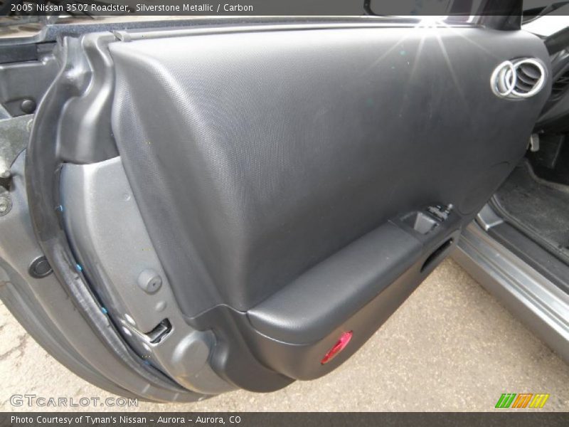 Silverstone Metallic / Carbon 2005 Nissan 350Z Roadster