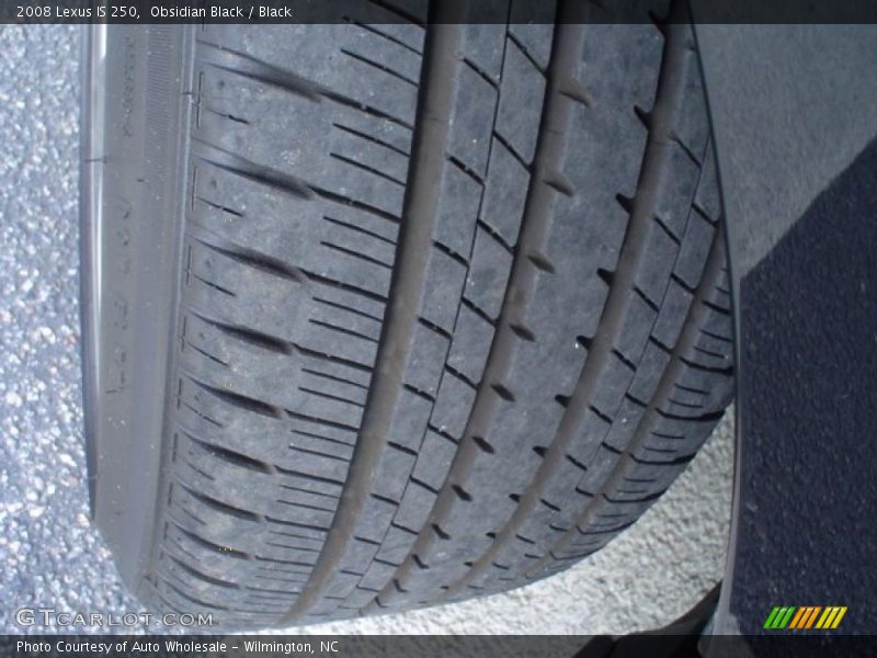 Obsidian Black / Black 2008 Lexus IS 250