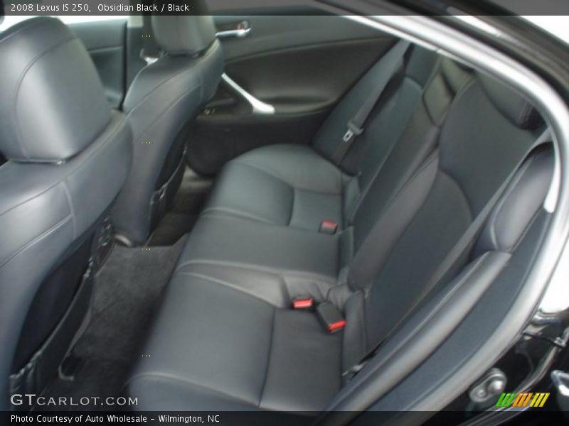 Obsidian Black / Black 2008 Lexus IS 250