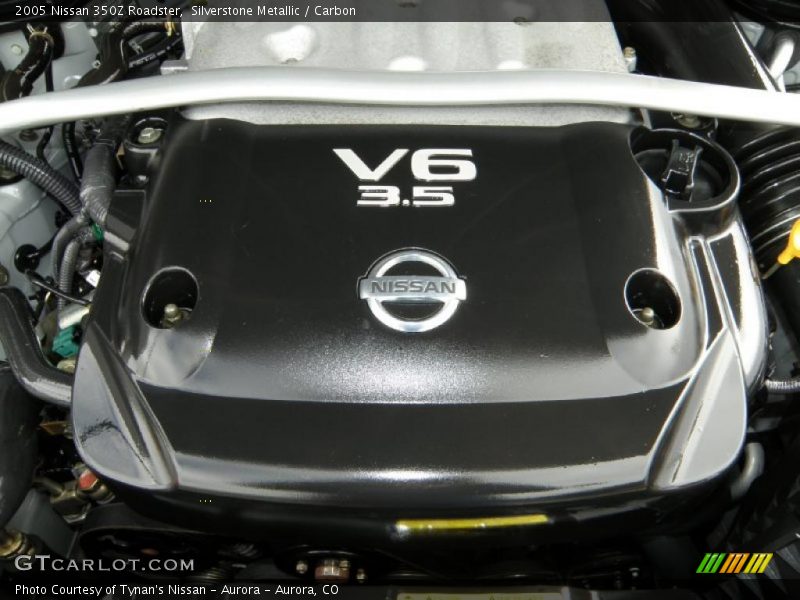Silverstone Metallic / Carbon 2005 Nissan 350Z Roadster