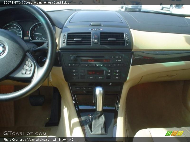 Alpine White / Sand Beige 2007 BMW X3 3.0si