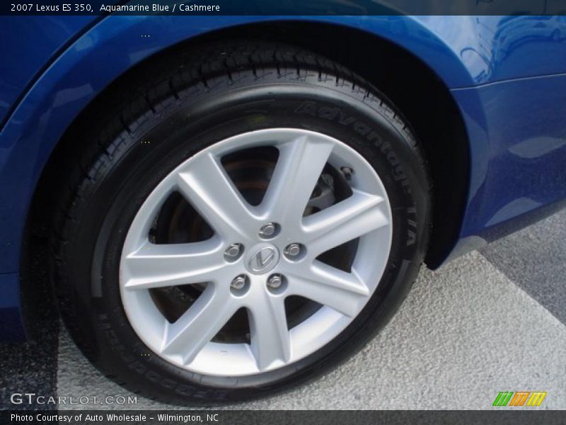 Aquamarine Blue / Cashmere 2007 Lexus ES 350