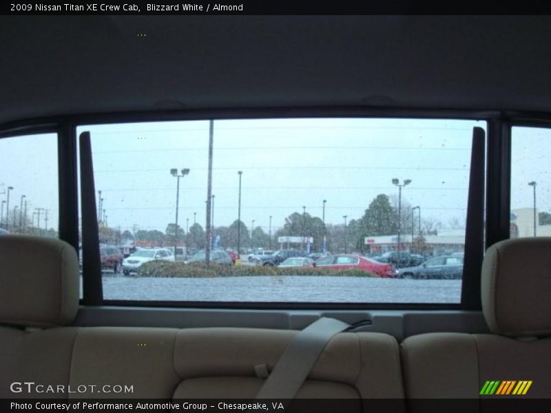Blizzard White / Almond 2009 Nissan Titan XE Crew Cab