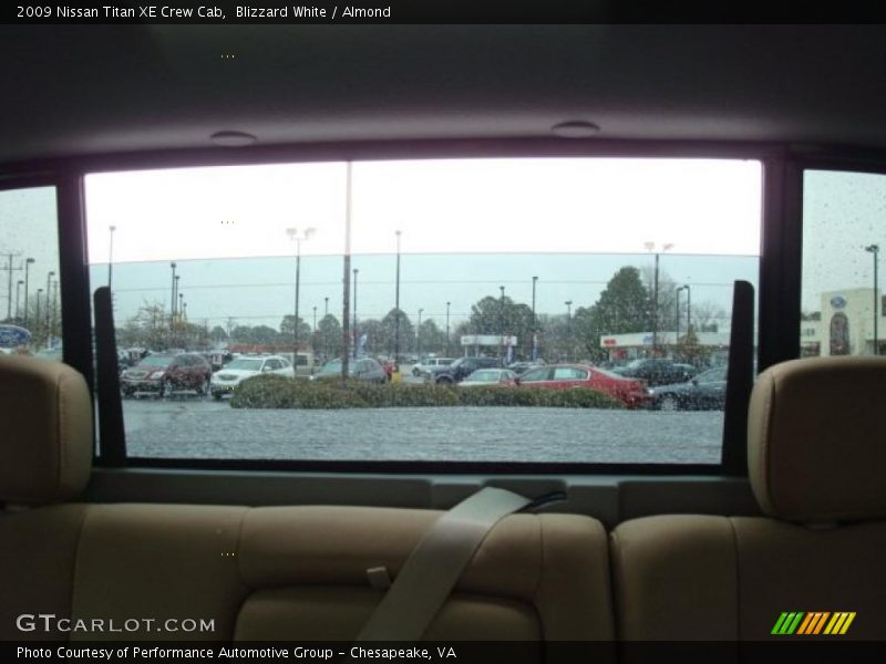 Blizzard White / Almond 2009 Nissan Titan XE Crew Cab