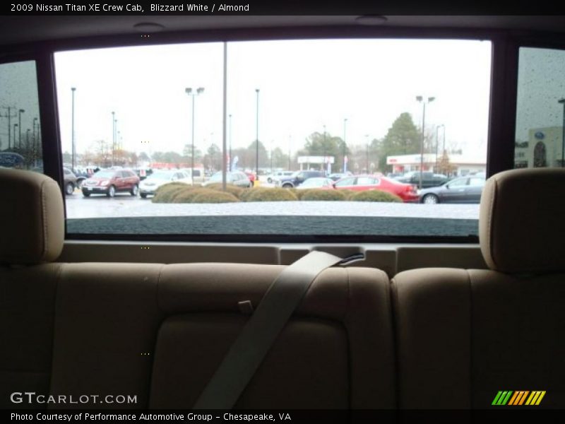 Blizzard White / Almond 2009 Nissan Titan XE Crew Cab