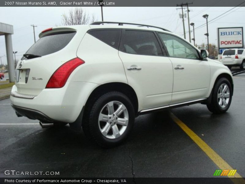 Glacier Pearl White / Cafe Latte 2007 Nissan Murano SL AWD