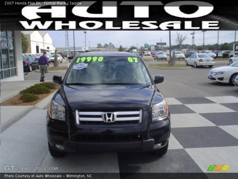 Formal Black / Saddle 2007 Honda Pilot EX