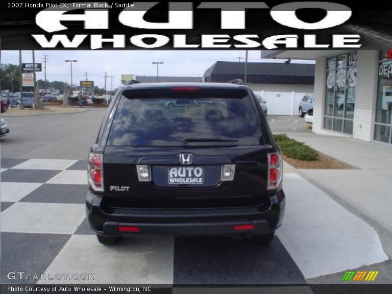 Formal Black / Saddle 2007 Honda Pilot EX