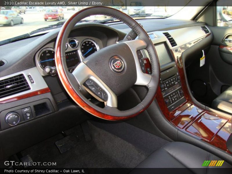 Silver Lining / Ebony 2010 Cadillac Escalade Luxury AWD