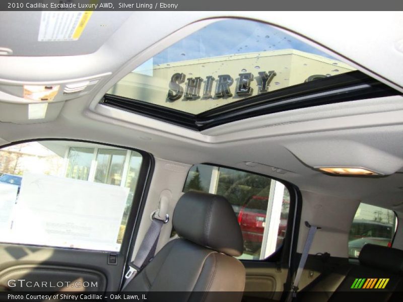 Silver Lining / Ebony 2010 Cadillac Escalade Luxury AWD