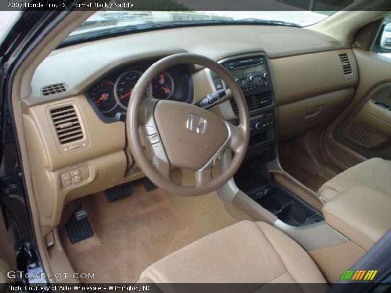 Formal Black / Saddle 2007 Honda Pilot EX