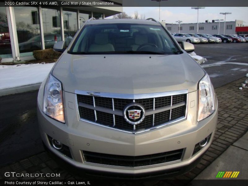 Gold Mist / Shale/Brownstone 2010 Cadillac SRX 4 V6 AWD