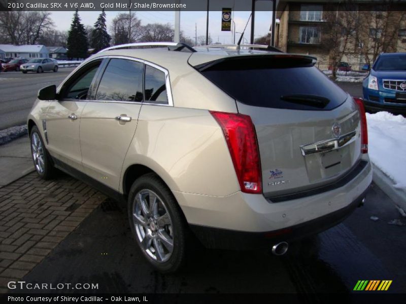 Gold Mist / Shale/Brownstone 2010 Cadillac SRX 4 V6 AWD