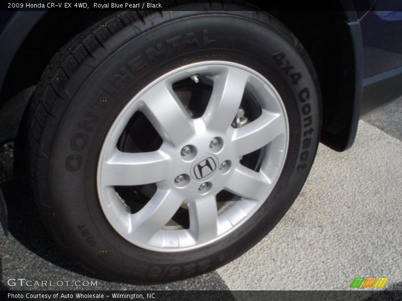 Royal Blue Pearl / Black 2009 Honda CR-V EX 4WD