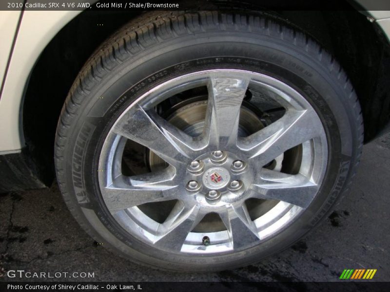 Gold Mist / Shale/Brownstone 2010 Cadillac SRX 4 V6 AWD