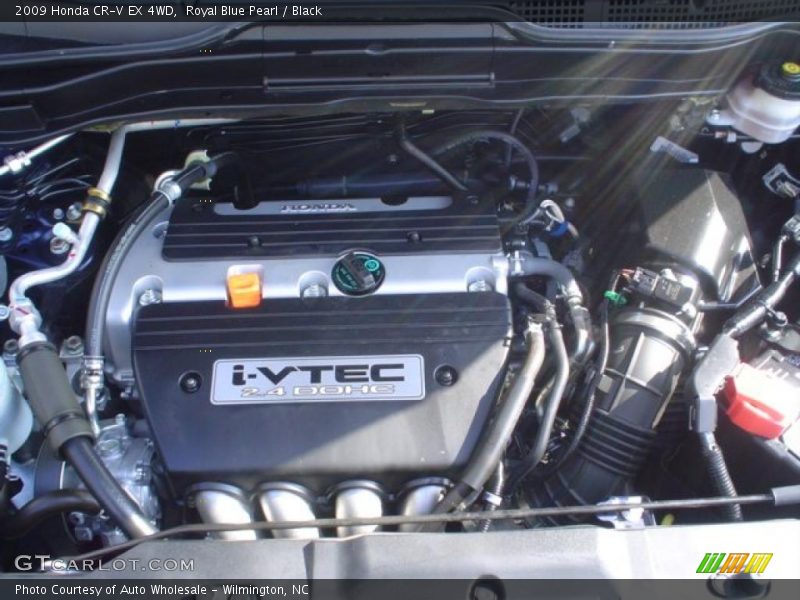 Royal Blue Pearl / Black 2009 Honda CR-V EX 4WD