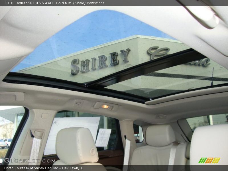 Gold Mist / Shale/Brownstone 2010 Cadillac SRX 4 V6 AWD