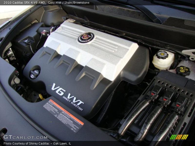 Gold Mist / Shale/Brownstone 2010 Cadillac SRX 4 V6 AWD