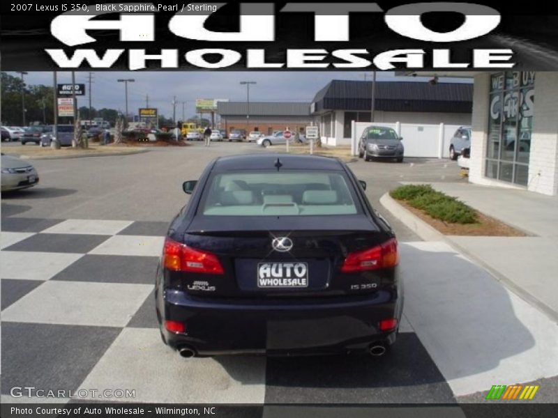 Black Sapphire Pearl / Sterling 2007 Lexus IS 350