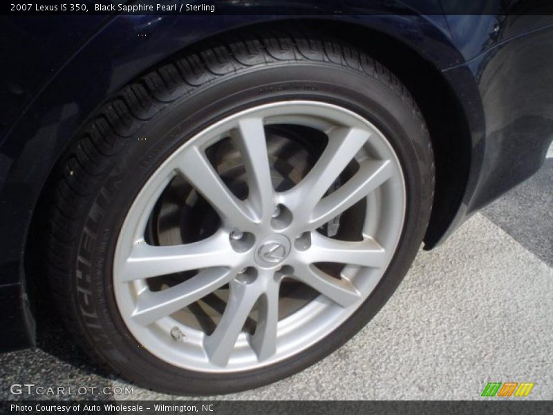 Black Sapphire Pearl / Sterling 2007 Lexus IS 350