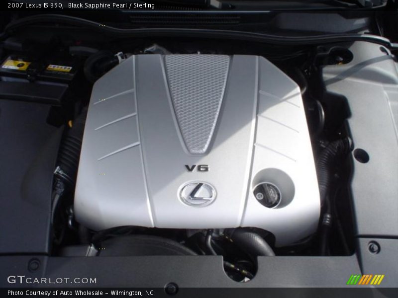 Black Sapphire Pearl / Sterling 2007 Lexus IS 350