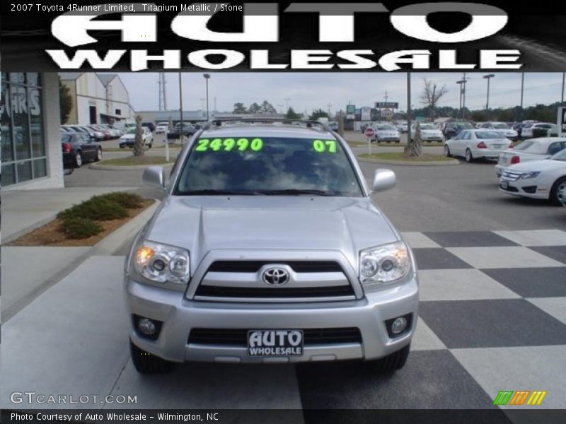 Titanium Metallic / Stone 2007 Toyota 4Runner Limited