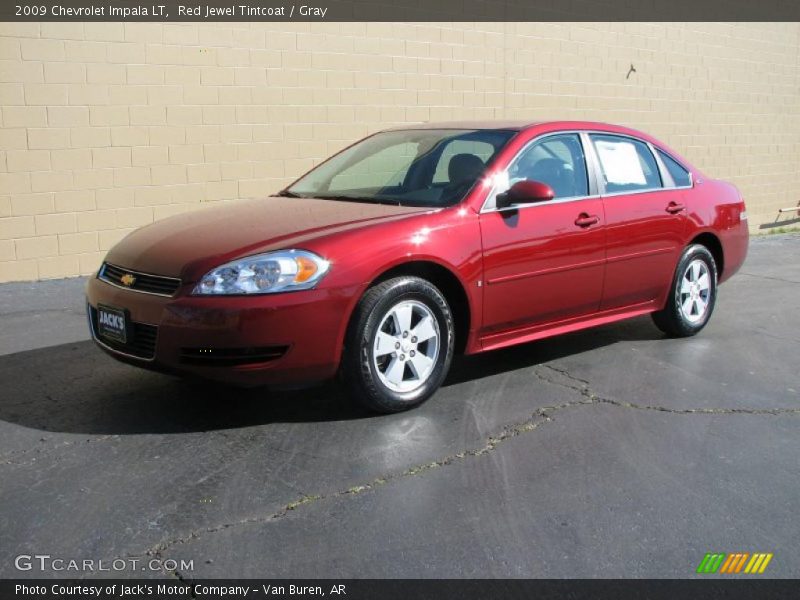 Red Jewel Tintcoat / Gray 2009 Chevrolet Impala LT