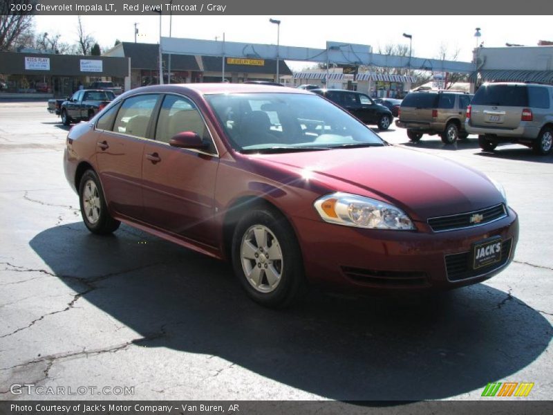 Red Jewel Tintcoat / Gray 2009 Chevrolet Impala LT