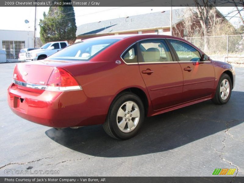 Red Jewel Tintcoat / Gray 2009 Chevrolet Impala LT