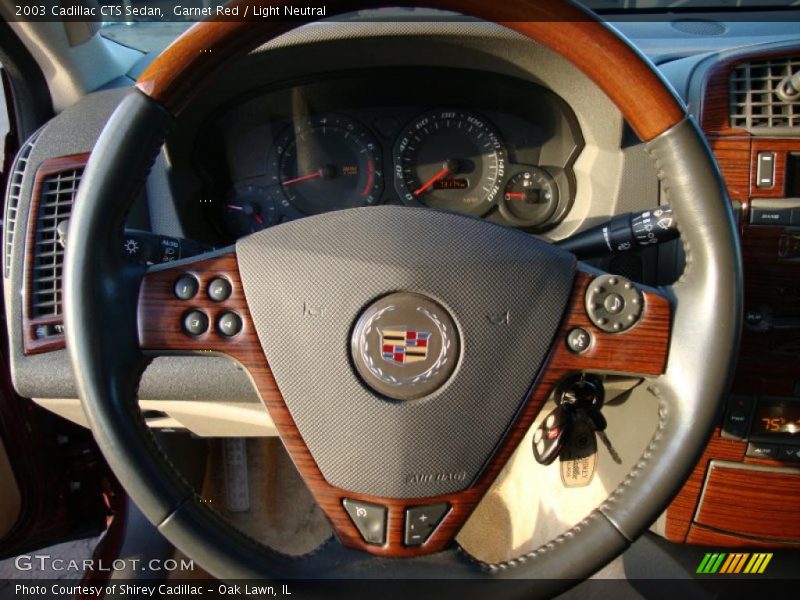 Garnet Red / Light Neutral 2003 Cadillac CTS Sedan