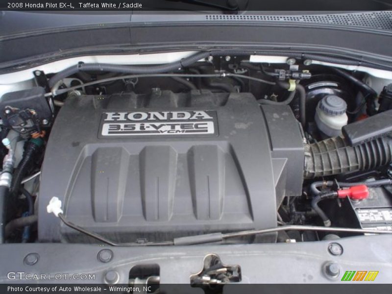 Taffeta White / Saddle 2008 Honda Pilot EX-L