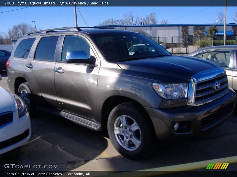 Pyrite Gray Mica / Sand Beige 2008 Toyota Sequoia Limited