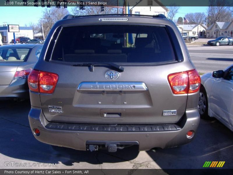 Pyrite Gray Mica / Sand Beige 2008 Toyota Sequoia Limited