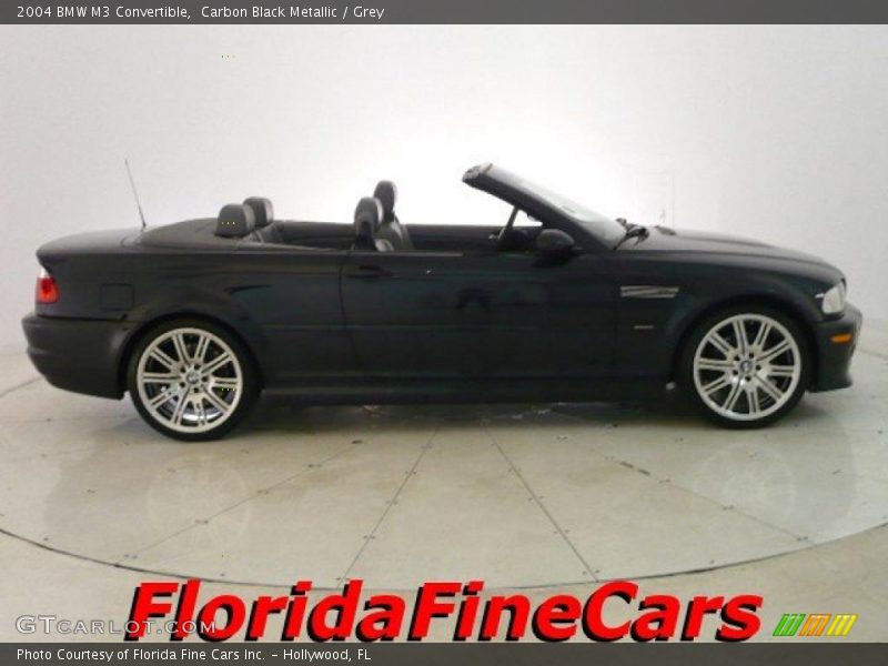 Carbon Black Metallic / Grey 2004 BMW M3 Convertible