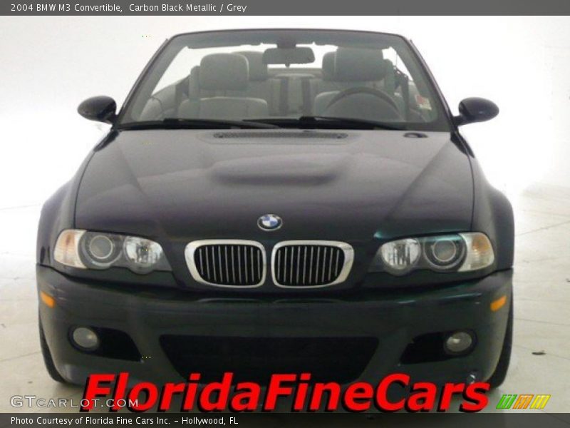 Carbon Black Metallic / Grey 2004 BMW M3 Convertible