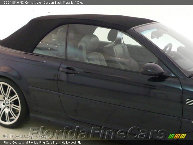 Carbon Black Metallic / Grey 2004 BMW M3 Convertible