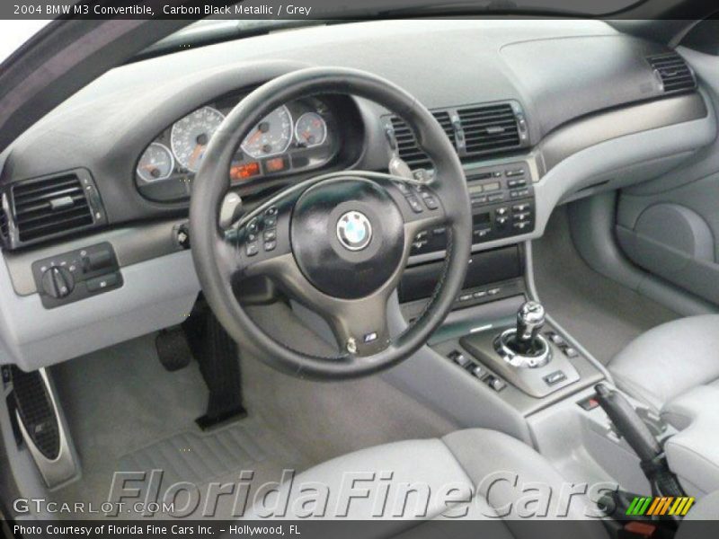 Carbon Black Metallic / Grey 2004 BMW M3 Convertible