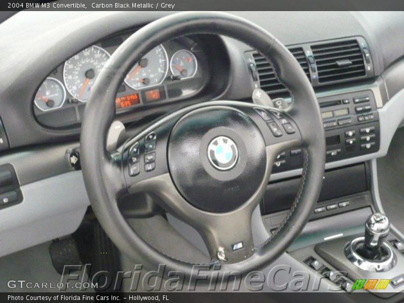 Carbon Black Metallic / Grey 2004 BMW M3 Convertible