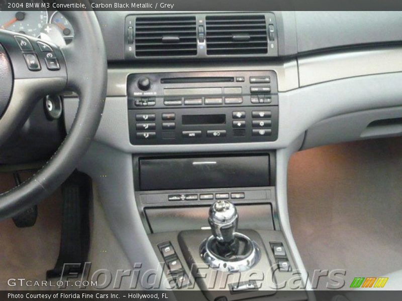 Carbon Black Metallic / Grey 2004 BMW M3 Convertible