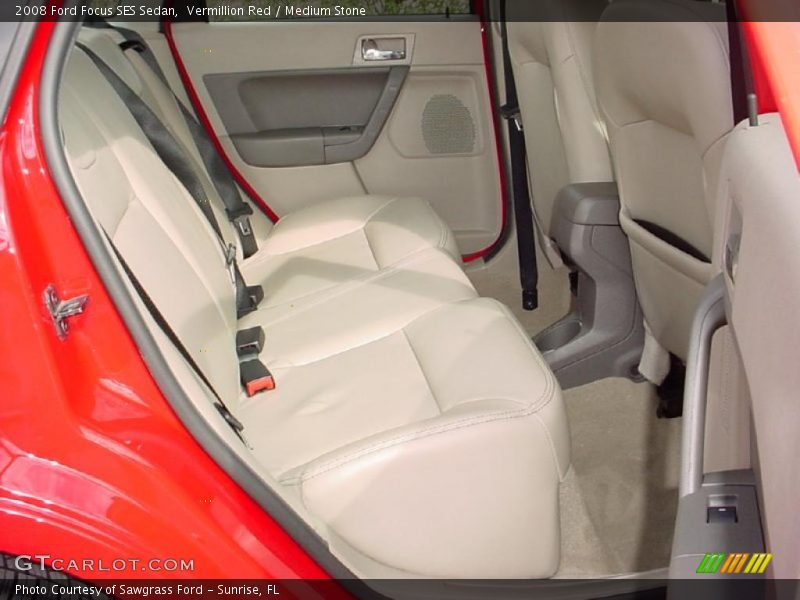 Vermillion Red / Medium Stone 2008 Ford Focus SES Sedan