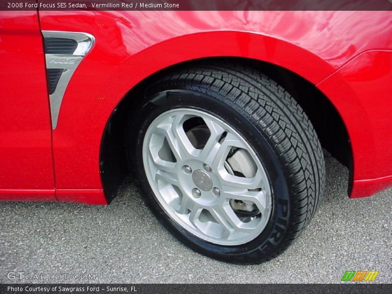 Vermillion Red / Medium Stone 2008 Ford Focus SES Sedan