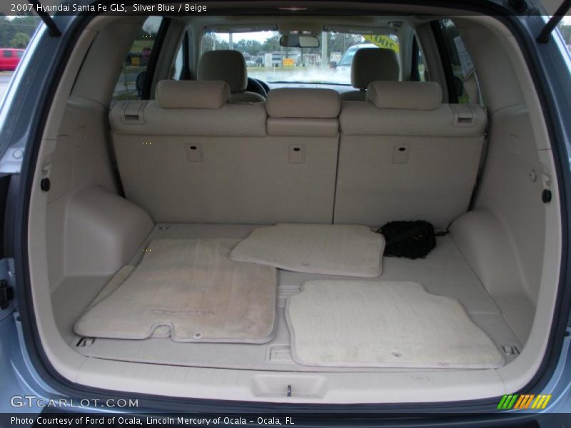 Silver Blue / Beige 2007 Hyundai Santa Fe GLS