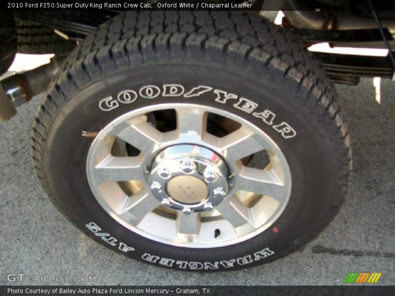 Oxford White / Chaparral Leather 2010 Ford F350 Super Duty King Ranch Crew Cab
