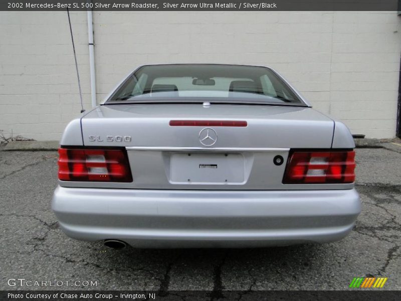 Silver Arrow Ultra Metallic / Silver/Black 2002 Mercedes-Benz SL 500 Silver Arrow Roadster