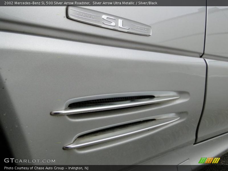 Silver Arrow Ultra Metallic / Silver/Black 2002 Mercedes-Benz SL 500 Silver Arrow Roadster